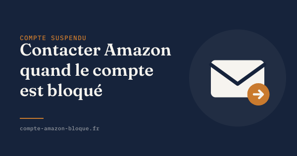 Enveloppe et flèche de redirection, illustration de l'article sur les canaux de contact Amazon