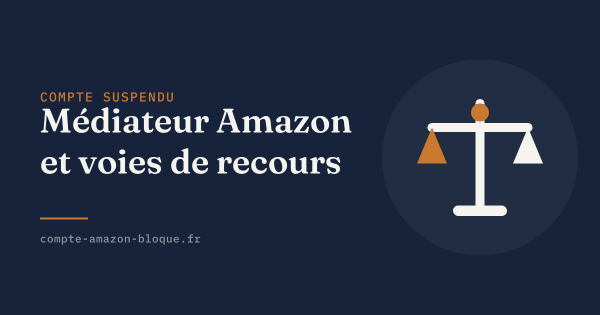 Balance de justice, illustration de l'article sur le médiateur Amazon