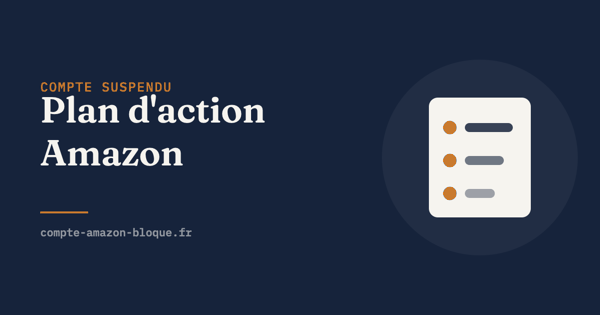 Feuille de plan d'action à trois blocs numérotés, illustration de l'article