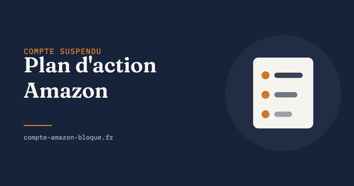 Feuille de plan d'action à trois blocs numérotés, illustration de l'article